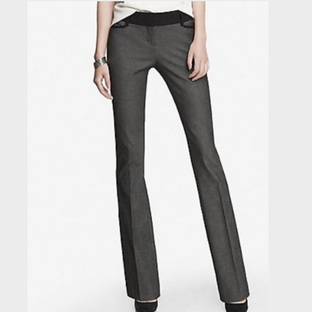 Mid Rise Barely Boot Columnist Pant